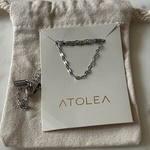 Atolea‎ beachwear Silver Chain Necklace